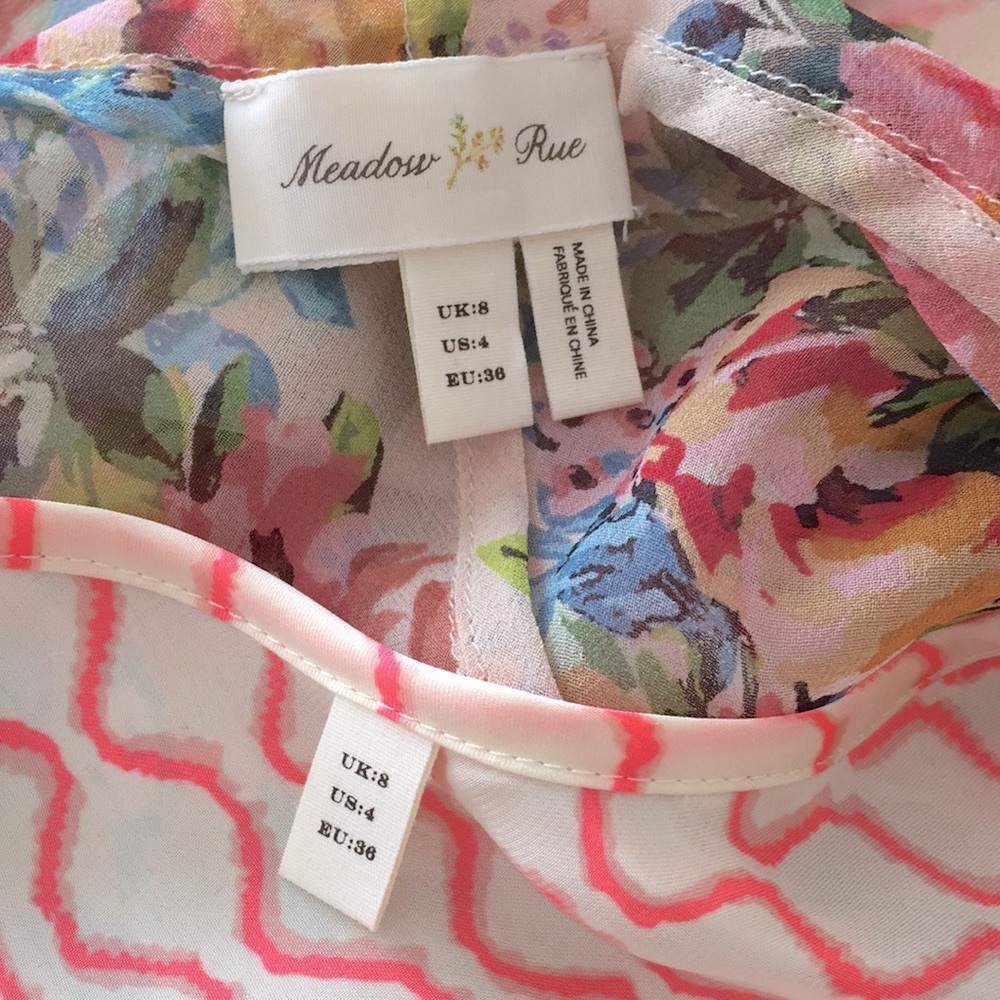 Anthropologie Savannah Silk floral print Dress by Meadow Rue - Picture 11 of 12